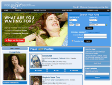 Tablet Screenshot of maturelovesearch.com